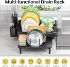 Dish Drying Rack for Kitchen Counter, 304 Stainless Steel Dish Rack, Expandable - Image 7
