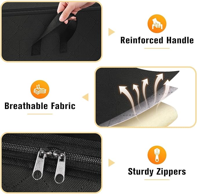 Clothes Storage Bags, 80L Large Capacity Containers - Image 3