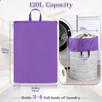 Heavy Duty Laundry Bag with Handles, Extra Large Drawstring Bag, Laundry Hamper - Image 2