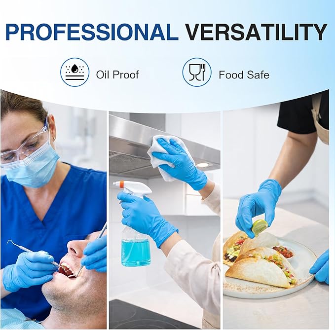 Schneider Nitrile Exam Gloves, and Food Prep - Image 7