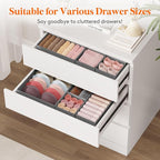 Lifewit 16 Pack Drawer Organizer, Dresser Underwear Drawer Organizer Bins - Image 4
