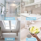 2 Pack Drain Hair Catcher Durable Silicone Hair Stopper Shower Drain Covers - Image 6
