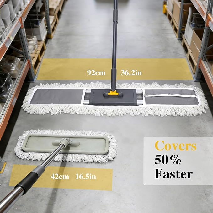 Masthome 36" Commercial Mop, Heavy Duty Industrial Floor Mop - Image 2