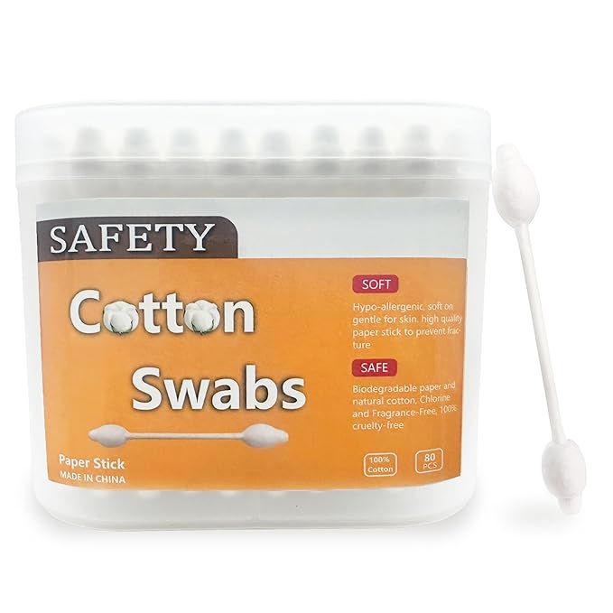 3 Packs Safety Cotton Swabs by qzcccecl