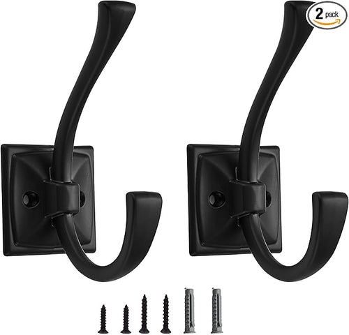 2 Pack Decorative Heavy Duty Towel Hooks by CABDM