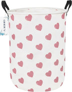 Round waterproof laundry basket, foldable storage basket, laundry Hampers by ONOEV