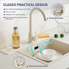 Stone Faucet Mat for Kitchen Sink，Super Absorbent Diatomite Fast Drying Stone - Image 4