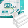 SWIHELP Medium Garbage Bags 8 Gallon /30 Liter Trash Bags Wastebasket Bin by SWIHELP