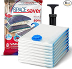 Spacesaver 8 Pack Large Vacuum Storage Bags by Spacesaver