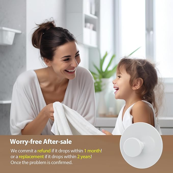 Adhesive Wall Hook for Coat and Towel: Extra Sticky 12 LB, Stainless Coat Rack - Image 6