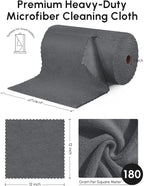Microfiber Cleaning Cloths Roll, 75 Pack Tear Away Microfiber Towels Roll - Image 3