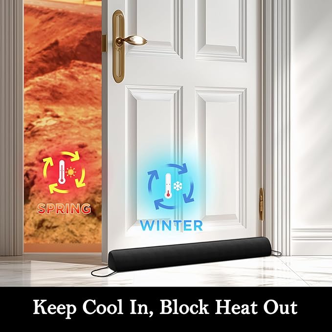 Sunolga Door Draft Stopper Blocks Hot and Cold Air - Image 5