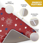Giwawa 4th of July Dish Drying Mat 18"x24" Patriotic Usa Stars America Firework - Image 4