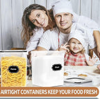 PRAKI Large Airtight Food Storage Containers 5.2L / 195oz, Baking Supplies - Image 6
