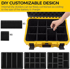 Case for Dewalt Battery- Extra Large Hard Storage Box - Image 2