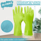 Rubber Reusable Gloves Long Household Dishwashing Gloves Kitchen Cleaning - Image 2