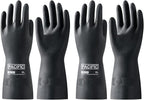 PACIFIC PPE 2 Pairs Chemical Resistant Gloves, Heavy Duty Industrial Rubber by PACIFICPPE
