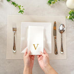 Luxenap 15.8 X 7.9 Inch Linen-Feel Guest Towels, 2000 Lettered Hand Towels - Image 5