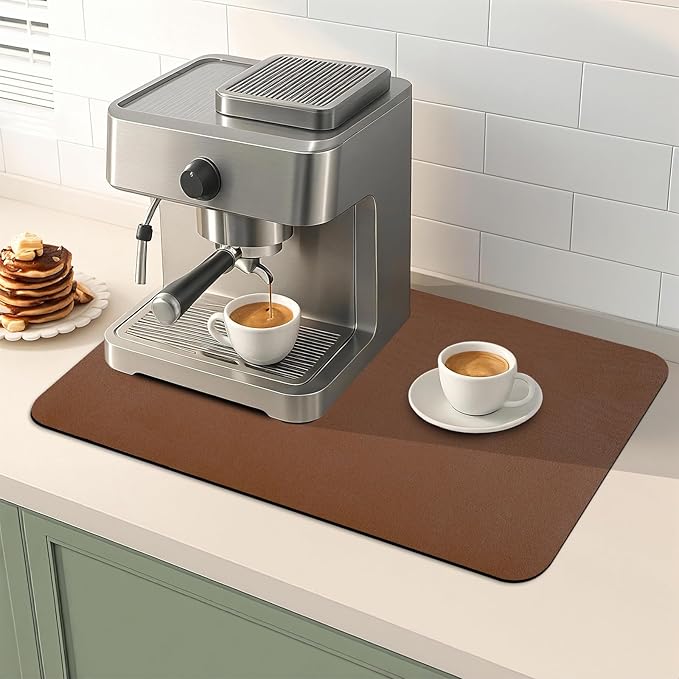 Dish Drying Mat for Kitchen Counter, Coffee Mat by Unknown