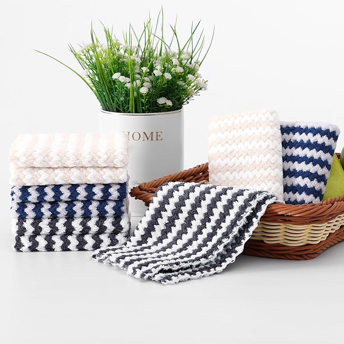Homaxy 18 Pack Kitchen Dish Cloths, Ultra Soft and Absorbent Dish Towels - Image 6