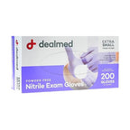 Dealmed Medical Exam Gloves – 200 Count XS Nitrile Gloves, Disposable by Dealmed