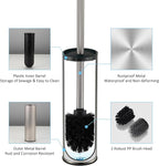 Toilet Brush and Holder, Stainless Steel Toilet Brushes - Image 4