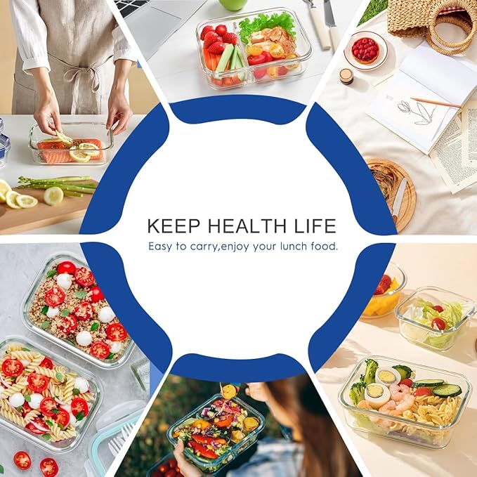 42pcs Glass Food Storage Containers - Image 7
