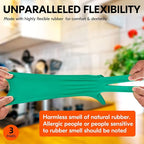 Vgo... 3-Pairs Reusable Household Gloves, Rubber Dishwashing gloves, Extra - Image 4