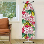 Nuxovilar Red & White Floral Pattern Ironing Board Cover, 15×54 inch, Fits Most - Image 2