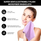 SINLAND Microfiber Facial Cloths Fast Drying Washcloth 12inch x 12inch Light - Image 4