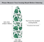 Green Leaves Ironing Board Covers Durable Stain Resistant Hook and Loop - Image 5