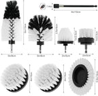 8 Pcs Drill Brush Attachment Set, Power Cleaning Scrub Brush Kit - Image 2