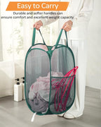 2 Pack Durable Collapsible Laundry Baskets - Image 6