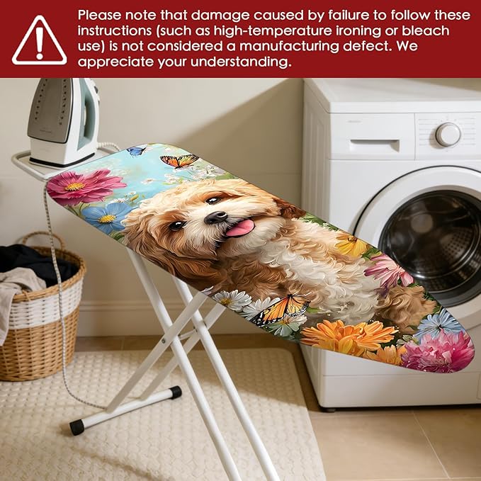 Nuxovilar Ironing Board Cover Needle Cotton 15x54 Inches | Ironing Board Cover - Image 7