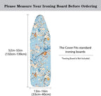 Blue Flower Ironing Board Cover and Pad 15x54 - Image 5
