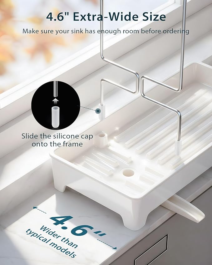 Minimalist Sink Caddy, Rustproof Sponge Holder - Image 4