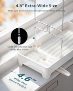 Minimalist Sink Caddy, Rustproof Sponge Holder - Image 4
