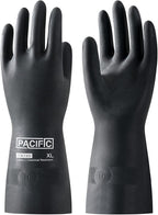 PACIFIC PPE Chemical Resistant Gloves, Heavy Duty Industrial Rubber Gloves by PACIFICPPE