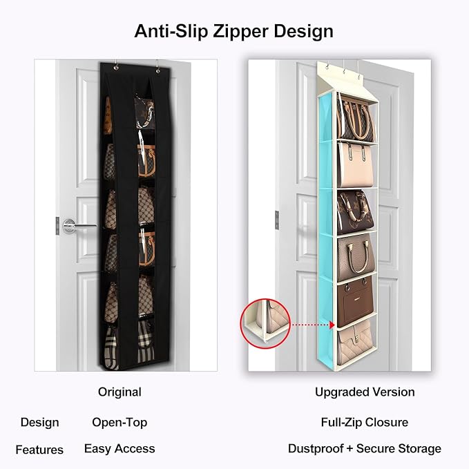 Lirex Over The Door Purse Organizer & Purse Shelf - Image 4
