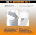 Insulation Sandwich Wrapping Paper Aluminum Foil Sheets - Image 4