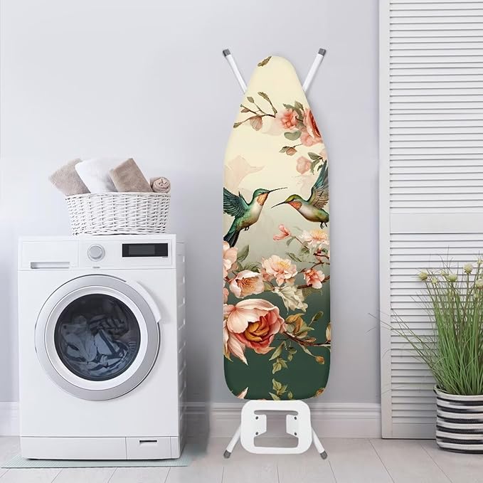 GLENLCWE Hummingbird Peony Ironing Board Cover - Image 3