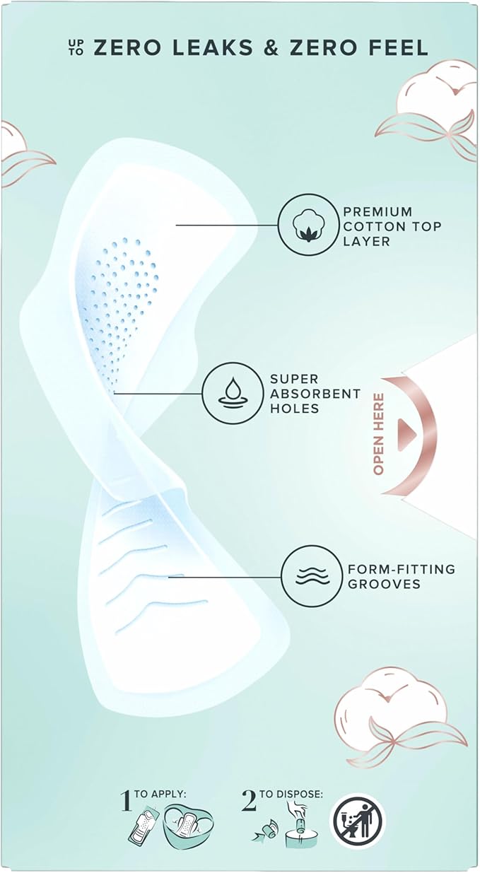 Always Pure Cotton Feminine Pads - Image 11