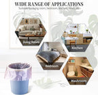 5 Rolls Small Trash Garbage Bags, 4 Gallon Strong Thin Material Disposable - Image 6