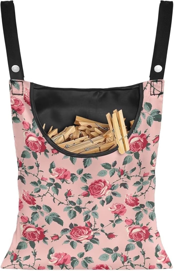 Clothes Pin Hanging Bag, Large Capacity Clothespin Bag by Unknown