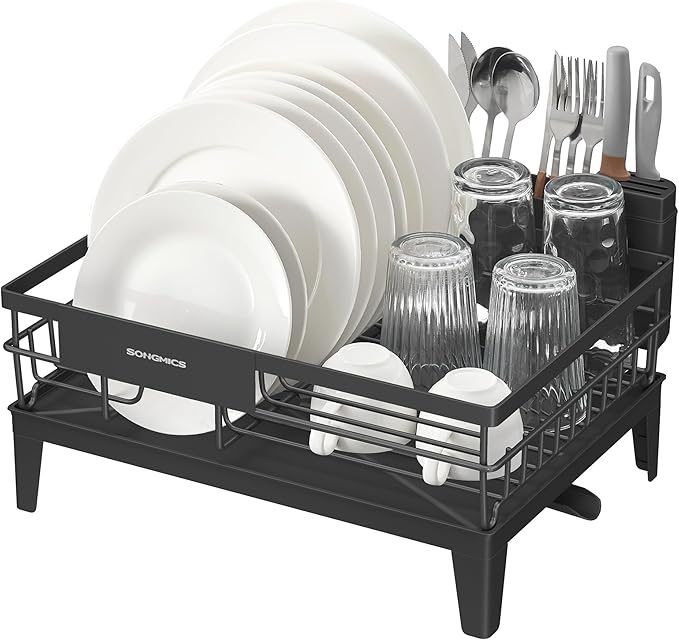 SONGMICS Dish Drying Rack, Kitchen Dish Rack, by SONGMICSbySONGMICSHOME
