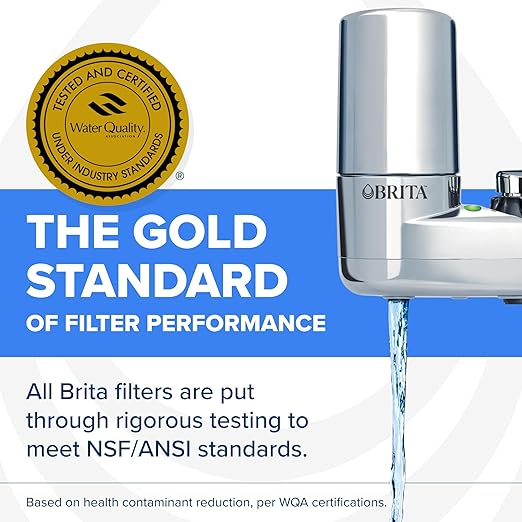 Brita Faucet Mount Water Filter System, No-Wait Filtration, Easy Install - Image 5
