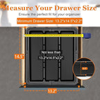 Large Utensil Drawer Organizer Expandable Silverware Organizer - Image 5