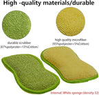 Multi-Purpose Scrub Sponges for Kitchen by SmilePowo Non-Scratch Microfiber - Image 5
