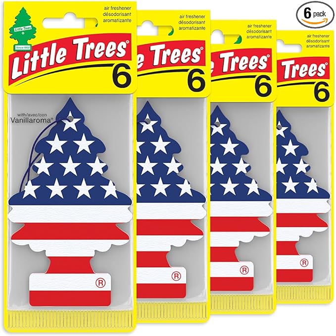 LITTLE TREES Car Air Freshener | Hanging Tree Provides Long Lasting Scent by LITTLETREES