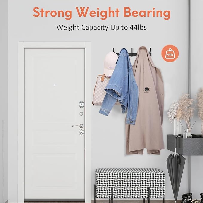 Coat Rack Wall Mount, Coat Hook Wall Mount, Wall Hooks - Image 3